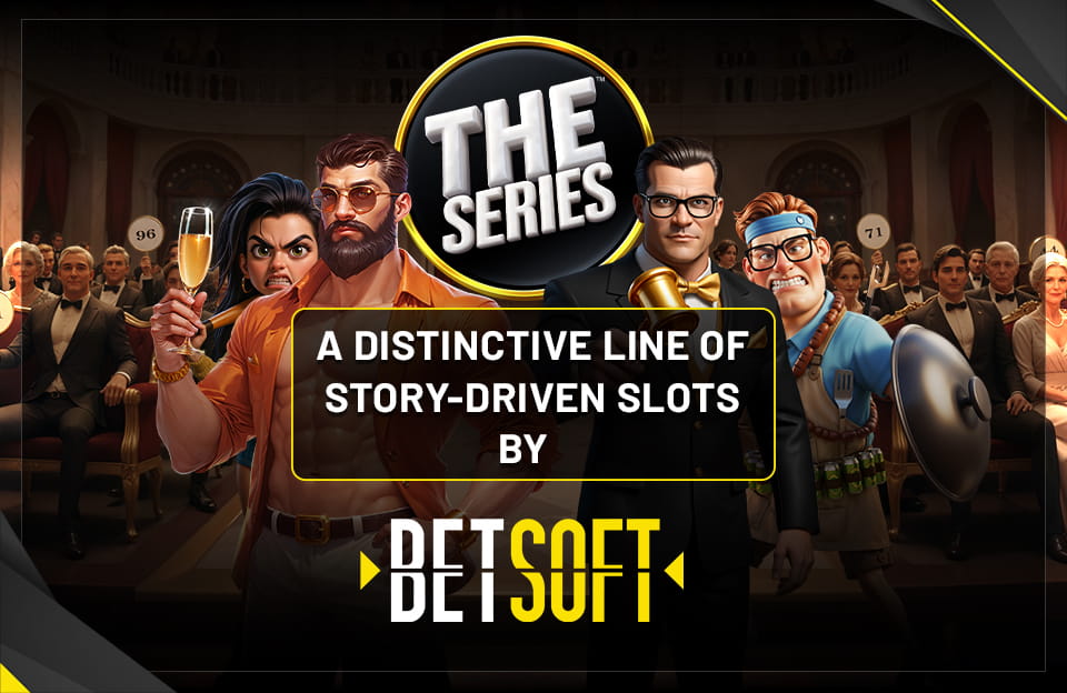 BetSoft THE Series slot collection artwork