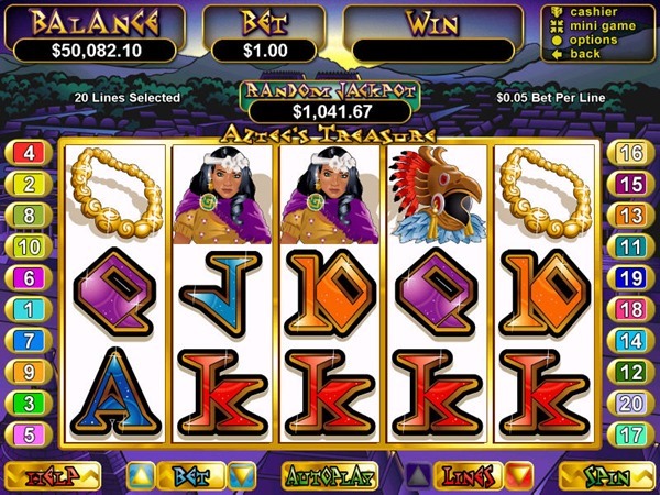 Aztecs-Treasure-RTG-slot-main-game