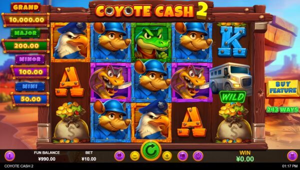 Coyote Cash 2 slot RTG
