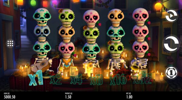 Esqueleto Explosivo slot machine demo