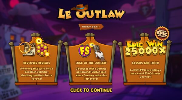 Le Outlaw features