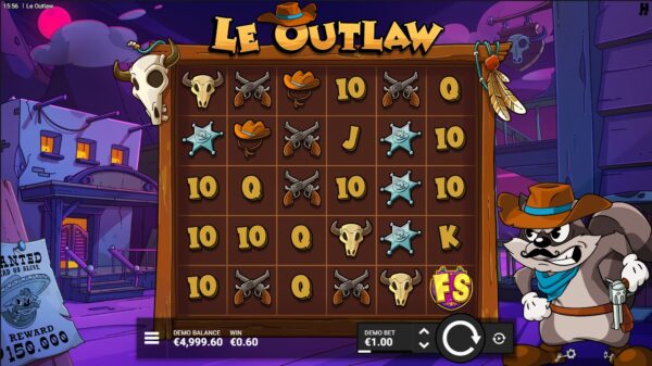 Le Outlaw slot screenshot